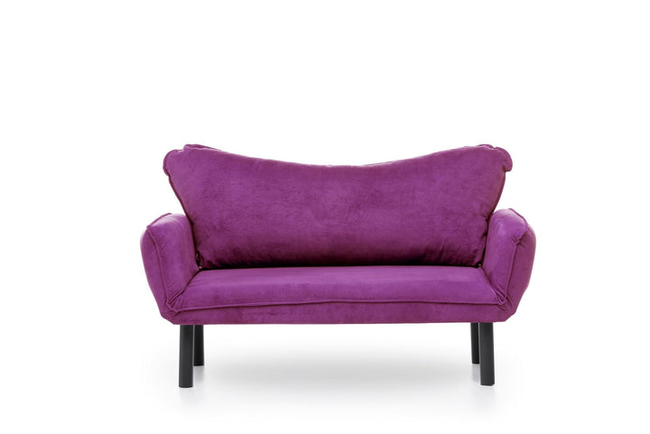 2 személyes kanapéágy Chatto - Purple-VASBÚTOR