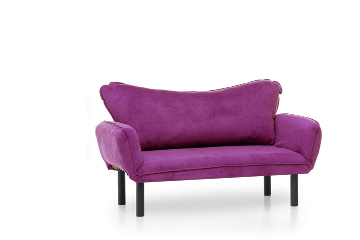 2 személyes kanapéágy Chatto - Purple-VASBÚTOR
