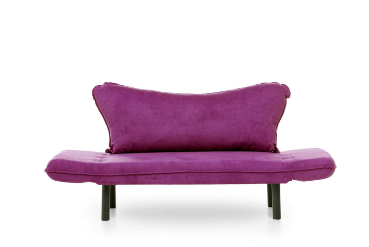 2 személyes kanapéágy Chatto - Purple-VASBÚTOR