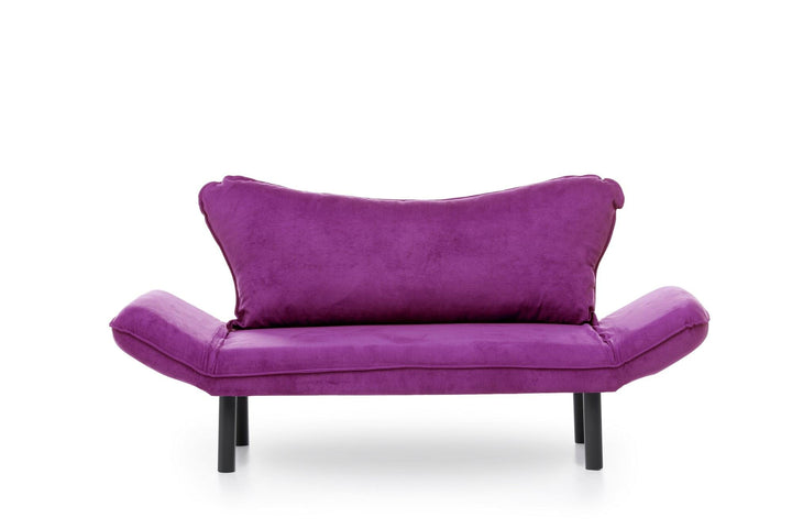 2 személyes kanapéágy Chatto - Purple-VASBÚTOR