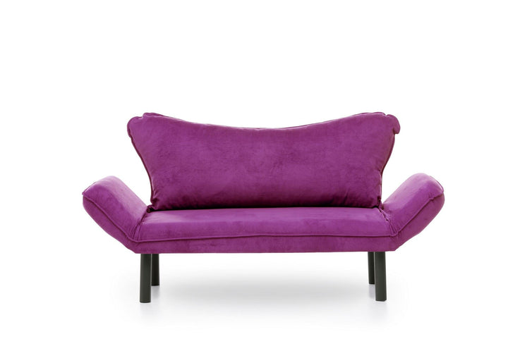 2 személyes kanapéágy Chatto - Purple-VASBÚTOR