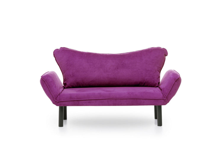 2 személyes kanapéágy Chatto - Purple-VASBÚTOR