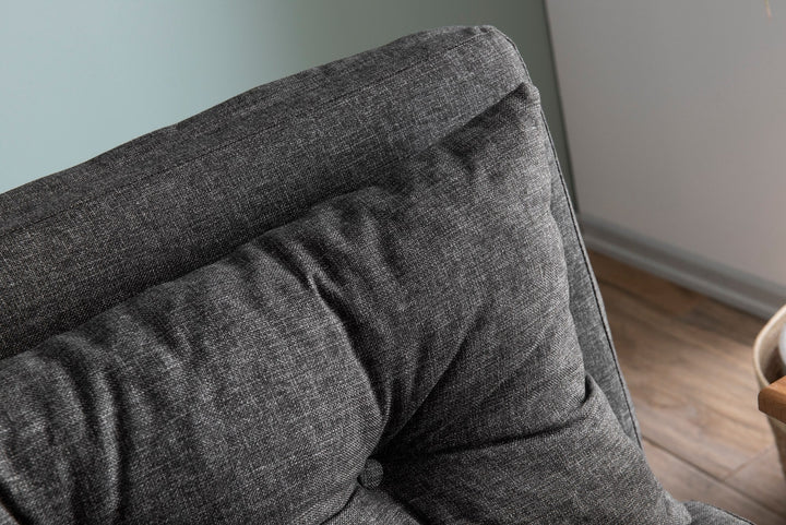 2 személyes kanapéágy Homoko 2-Seater - Sötét Szürke-VASBÚTOR