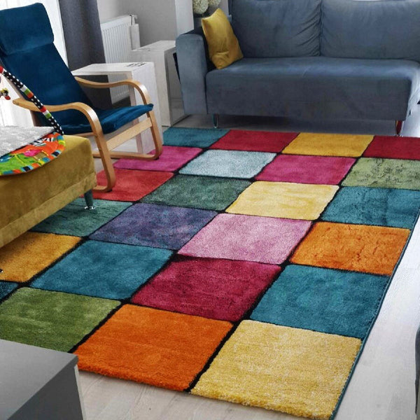 Szőnyeg (120 x 170), Renkli Kare-VASBÚTOR