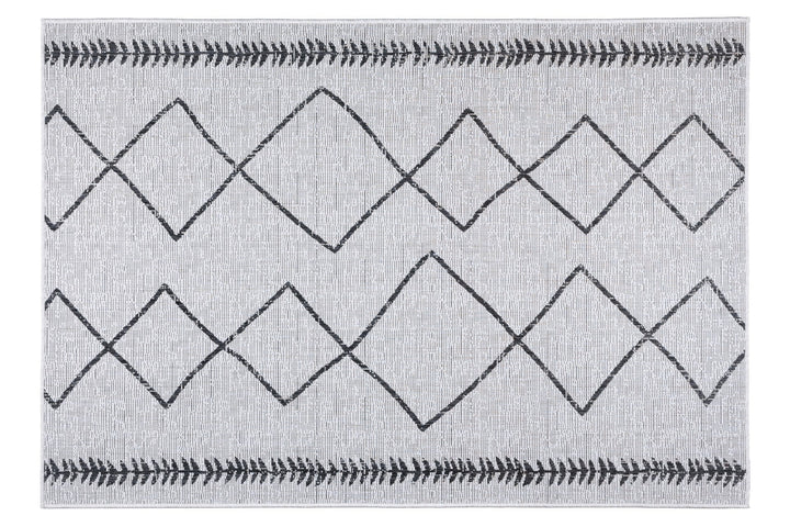 Szőnyeg (80 x 150), 22563A Fresco - Fekete, Fehér-VASBÚTOR