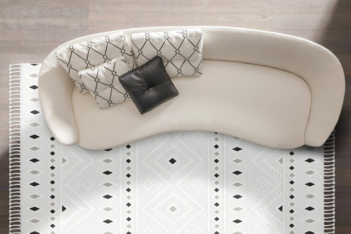 Szőnyeg (80 x 150), 33412A Malta - Cream, Grey-VASBÚTOR