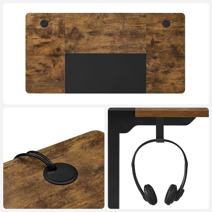 Állítható magasságú elektromos íróasztal memória funkcióval 120x60 cm-VASBÚTOR
