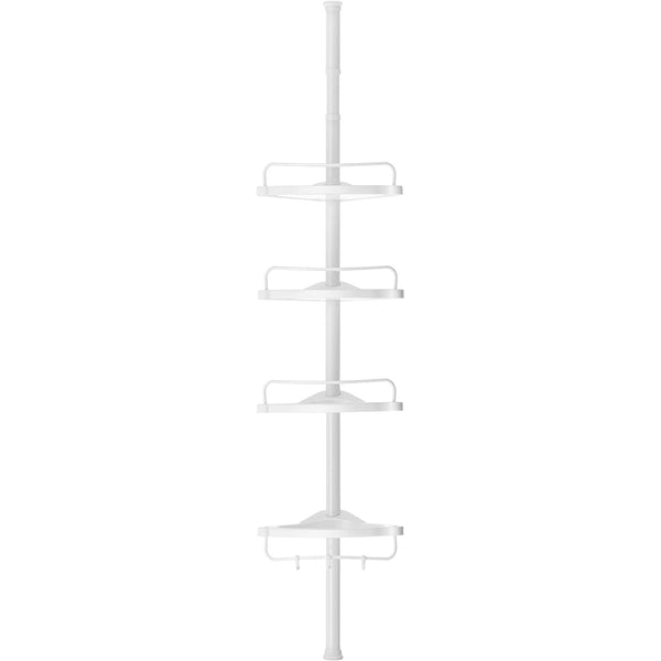 Állítható teleszkópos fürdőszobai sarokpolc, 85-305 cm-VASBÚTOR