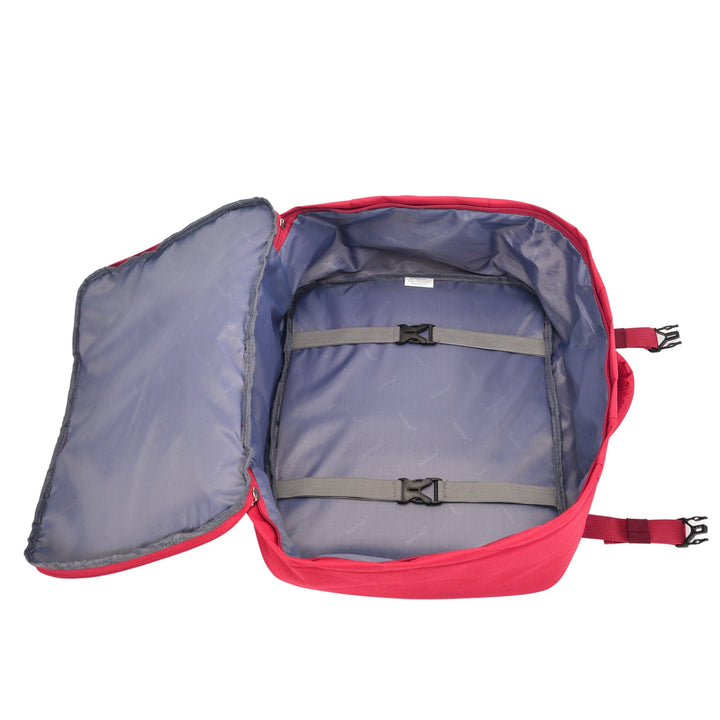 BONTOUR AIR Utazó Hátizsák, EasyJet méretű 45x36x20cm, Piros Színben-VASBÚTOR
