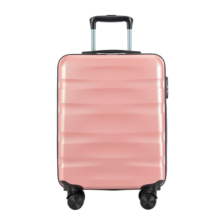 BONTOUR "WAVE" 4 Kerekes Kabin Bőrönd 55x39x20cm Rosegold-VASBÚTOR