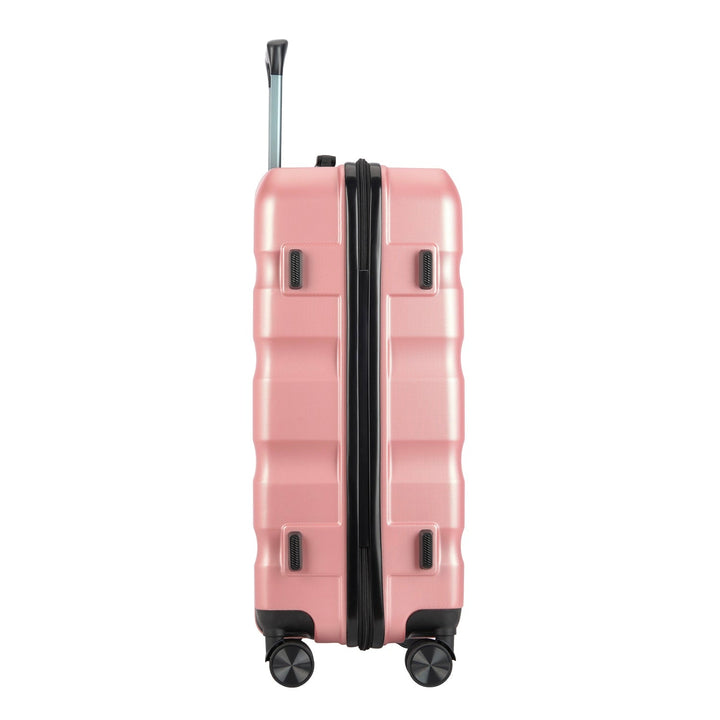 BONTOUR “WAVE” közepes Duplakerekes Gurulós bőrönd, Rose Gold, M Méretű-VASBÚTOR