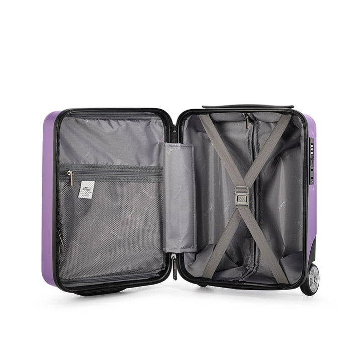 Bontour 40x30x20cm kabinbőrönd, WIZZ AIR felvihető kézipoggyász, rózsaszínes lila-VASBÚTOR