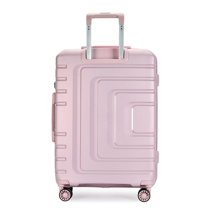 Bontour "Charm" 4-kerekes bőrönd TSA számzárral, L méretű, Lavender pink-VASBÚTOR