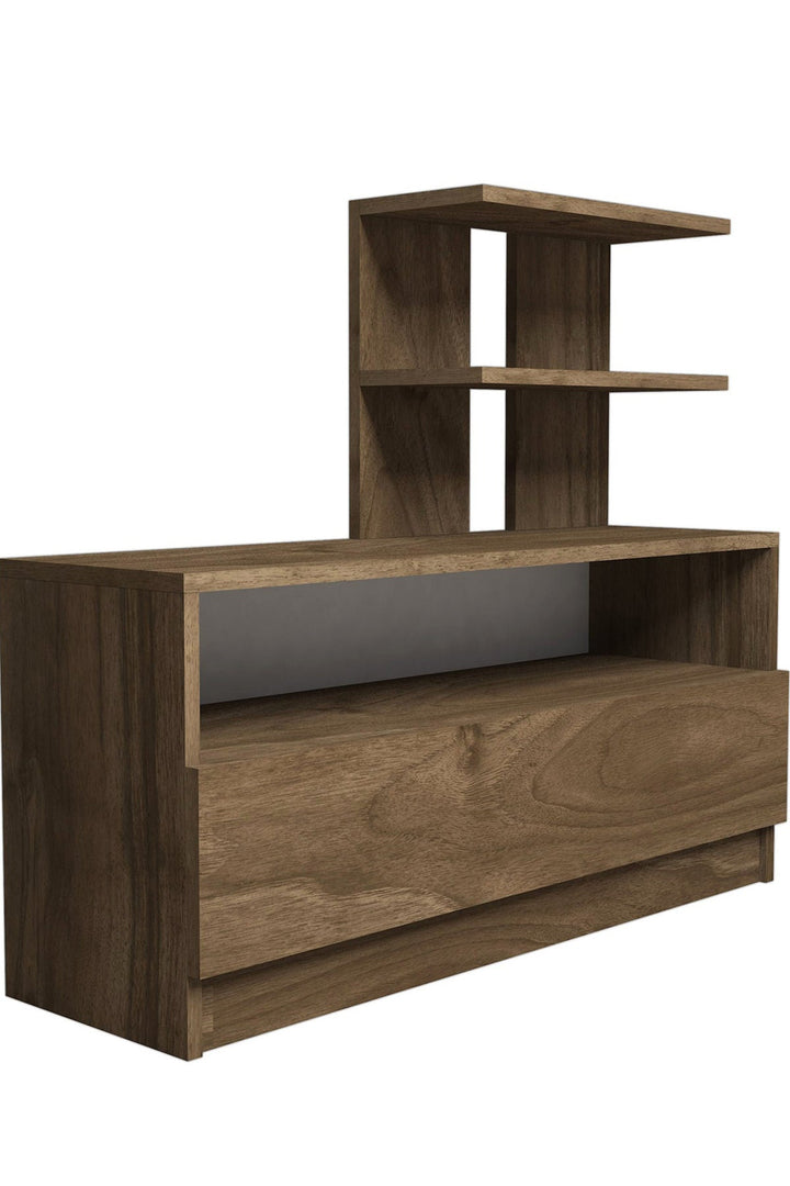Cipőtároló Airy - Walnut-VASBÚTOR