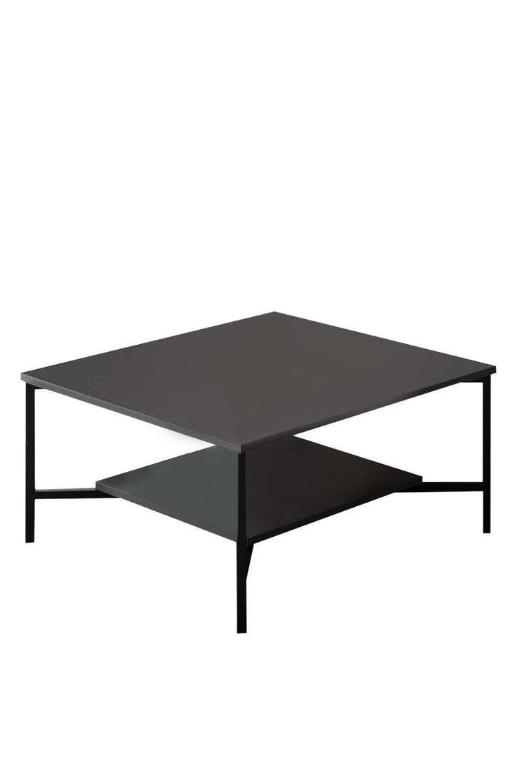 Dohányzóasztal Black Line - Anthracite, Black-VASBÚTOR