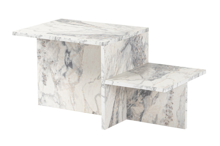 Dohányzóasztal Harmony - Fressia Marble-VASBÚTOR