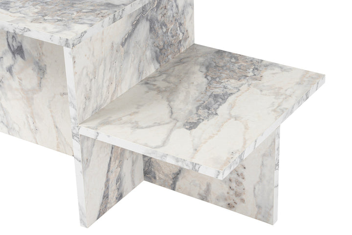 Dohányzóasztal Harmony - Fressia Marble-VASBÚTOR