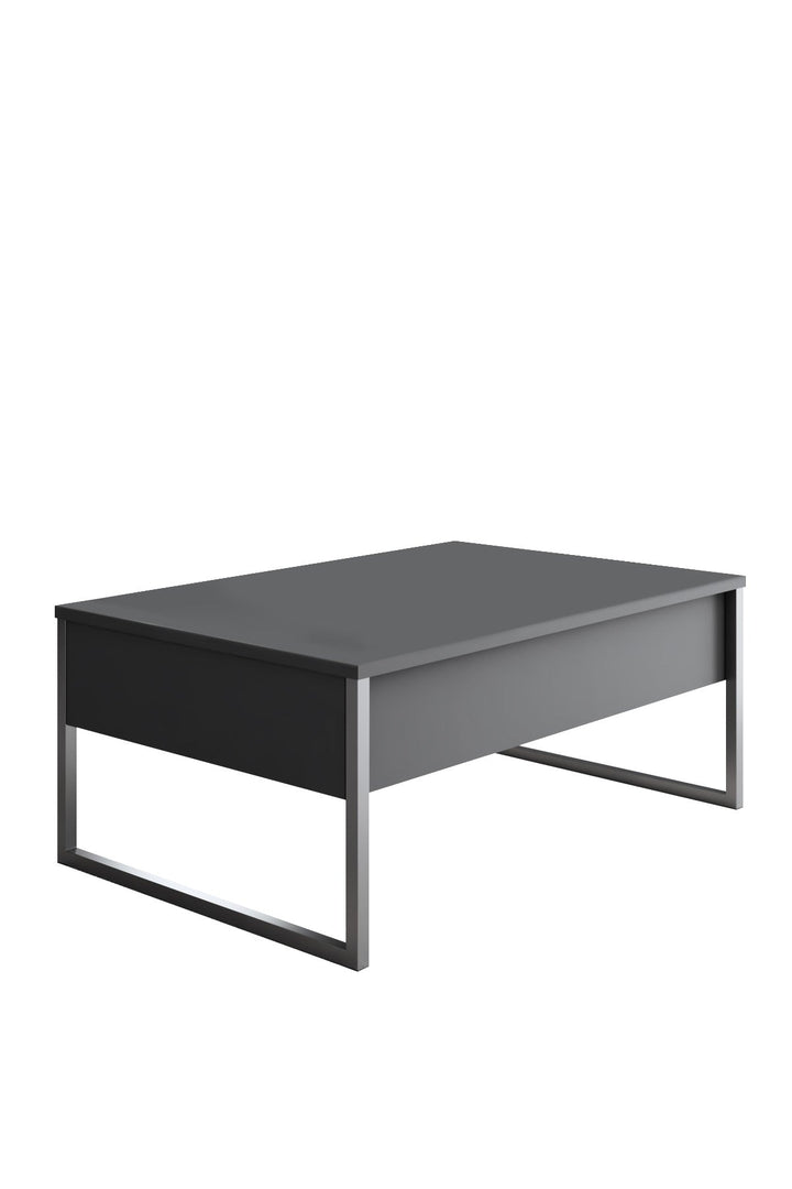 Dohányzóasztal Luxe - Anthracite, Silver-VASBÚTOR