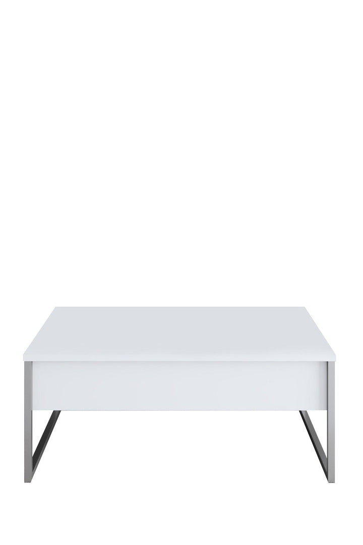 Dohányzóasztal Luxe - White, Silver-VASBÚTOR