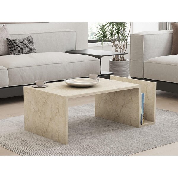 Dohányzóasztal Memo - Travertine-VASBÚTOR