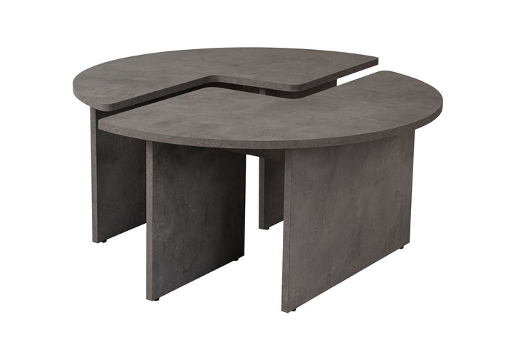 Dohányzóasztal Moira - Concrete Grey-VASBÚTOR