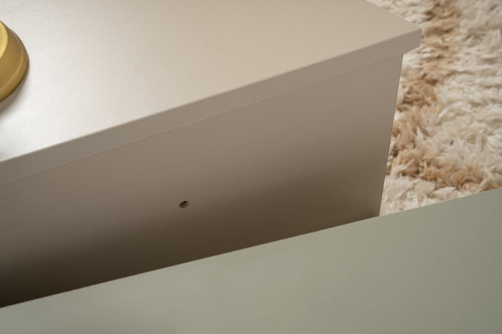 Dohányzóasztal Orion - Ash Green, Sandstone-VASBÚTOR