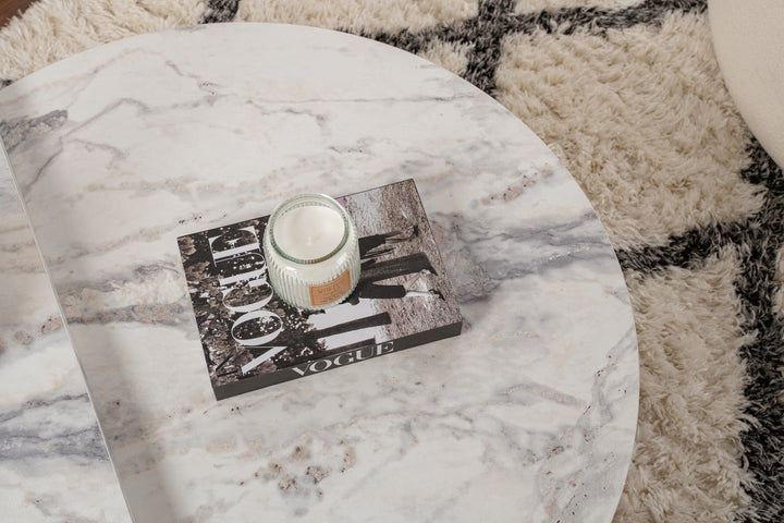 Dohányzóasztal Orion - Freesia Marble-VASBÚTOR