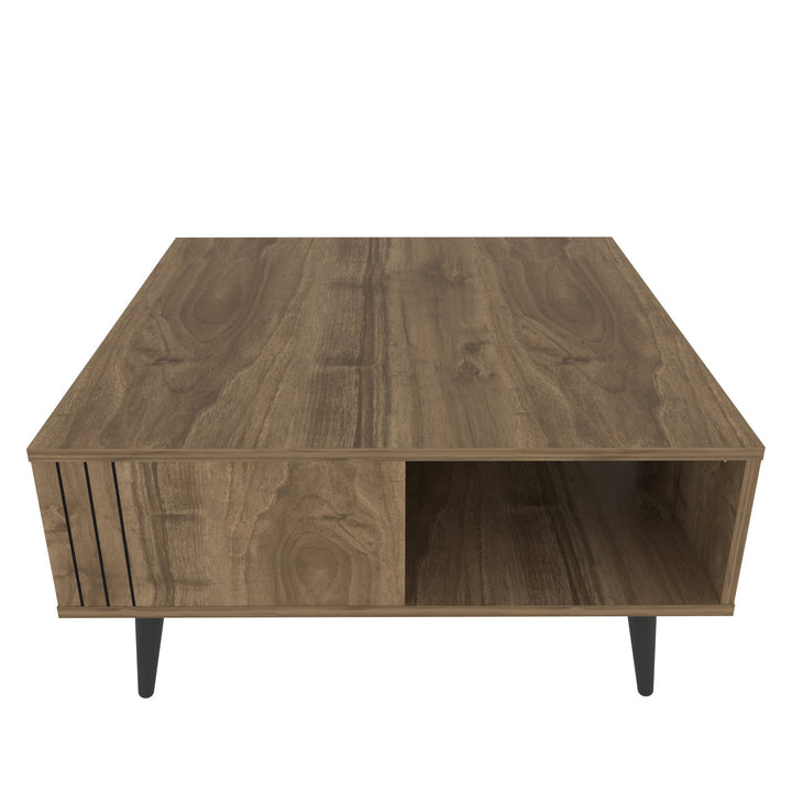Dohányzóasztal Ronas - Walnut-VASBÚTOR