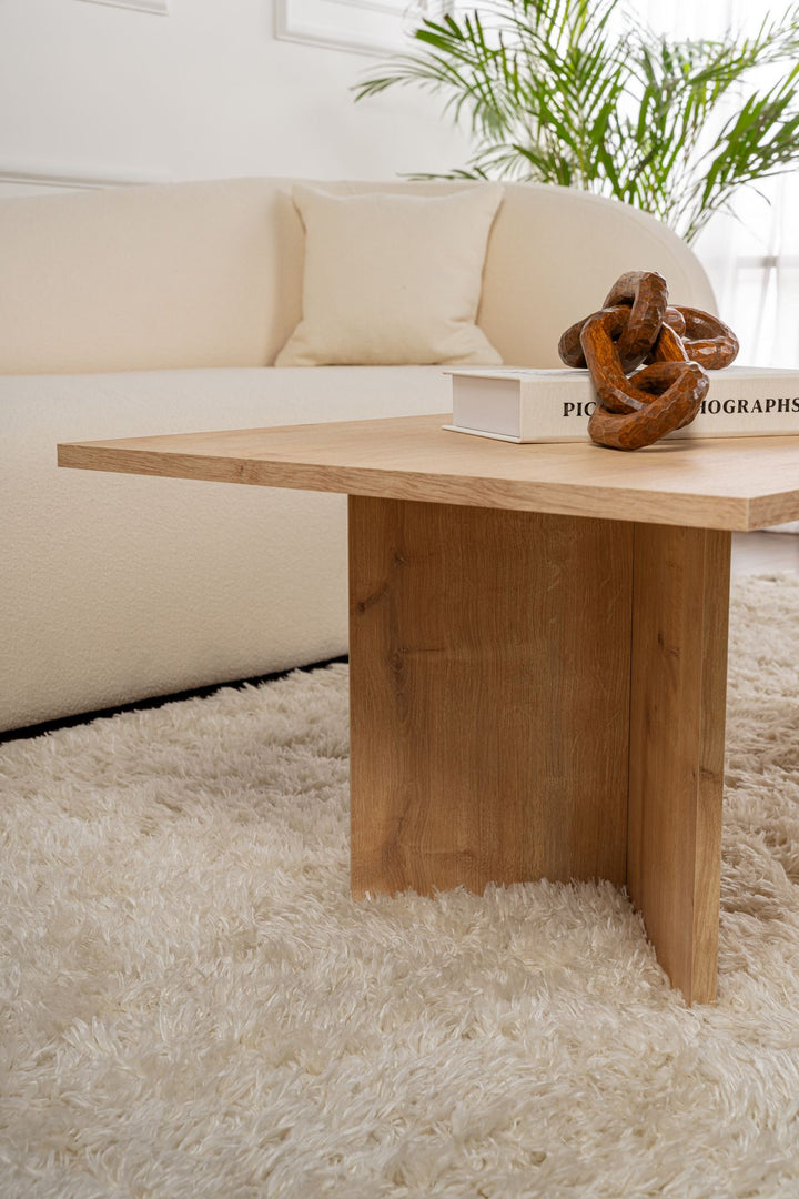 Dohányzóasztal Sabin - Sapphire Oak-VASBÚTOR