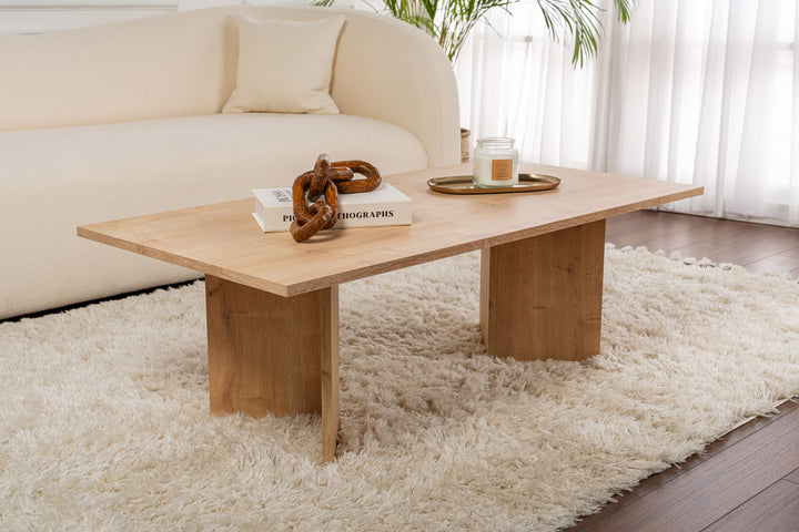 Dohányzóasztal Sabin - Sapphire Oak-VASBÚTOR
