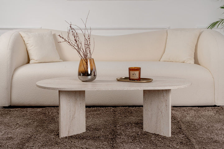 Dohányzóasztal Sable - Travertine-VASBÚTOR