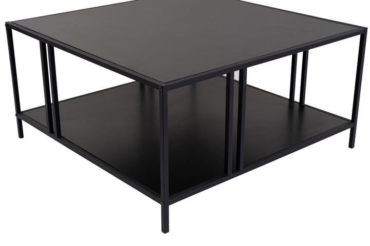 Dohányzóasztal Uranüs - Black Chipboard-VASBÚTOR