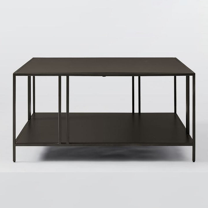 Dohányzóasztal Uranüs - Black Chipboard-VASBÚTOR