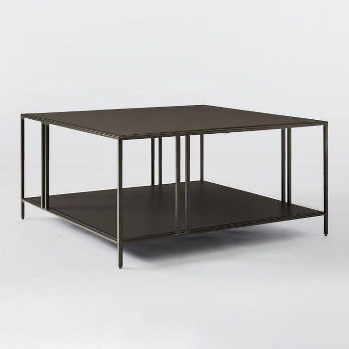 Dohányzóasztal Uranüs - Black Chipboard-VASBÚTOR