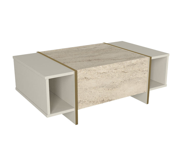 Dohányzóasztal Veyron - Travertine, Sandstone-VASBÚTOR