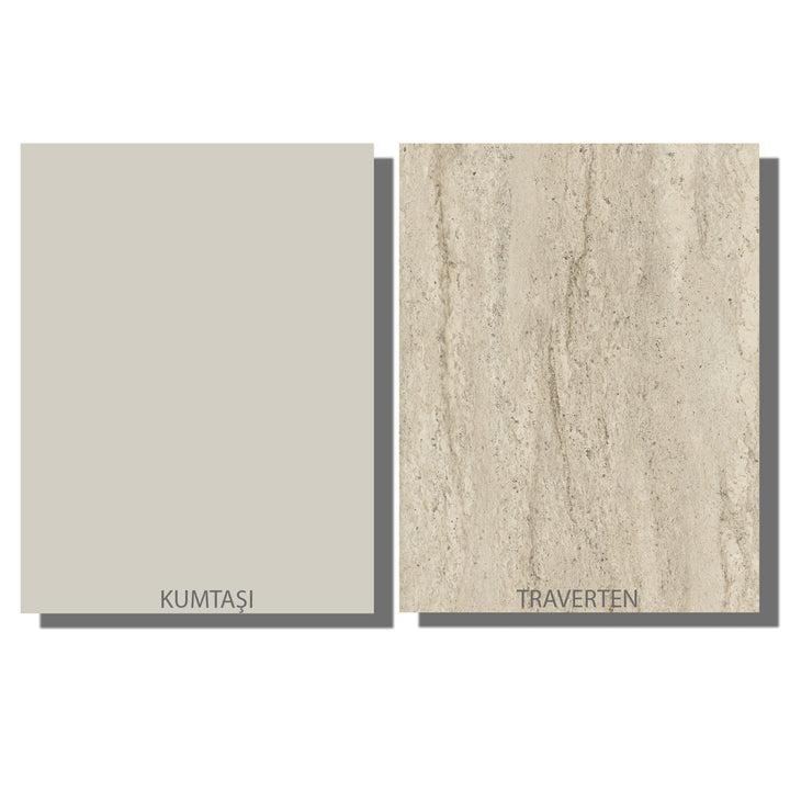 Dohányzóasztal Veyron - Travertine, Sandstone-VASBÚTOR
