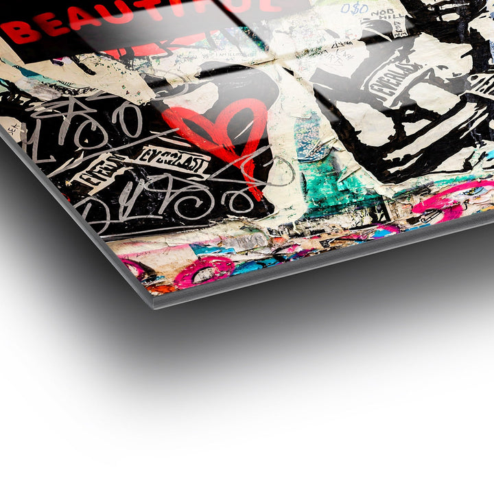 Edzett üveg falikép dekoráció, UV-495 45 x 65-VASBÚTOR