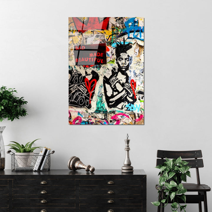 Edzett üveg falikép dekoráció, UV-495 45 x 65-VASBÚTOR