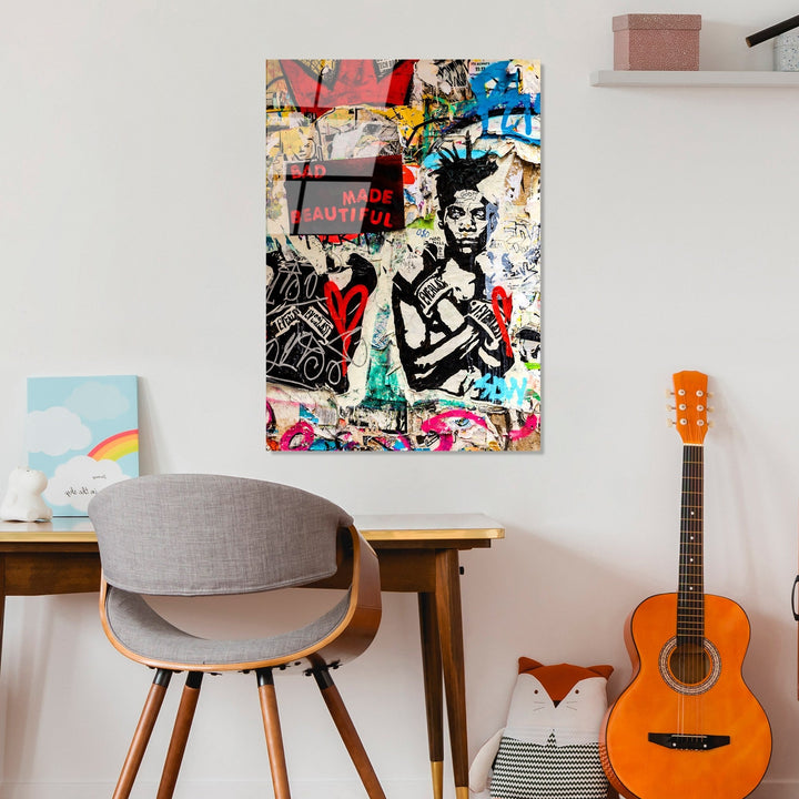 Edzett üveg falikép dekoráció, UV-495 45 x 65-VASBÚTOR