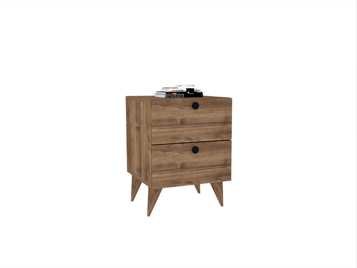 Éjjeliszekrény Kada - Walnut v2-VASBÚTOR