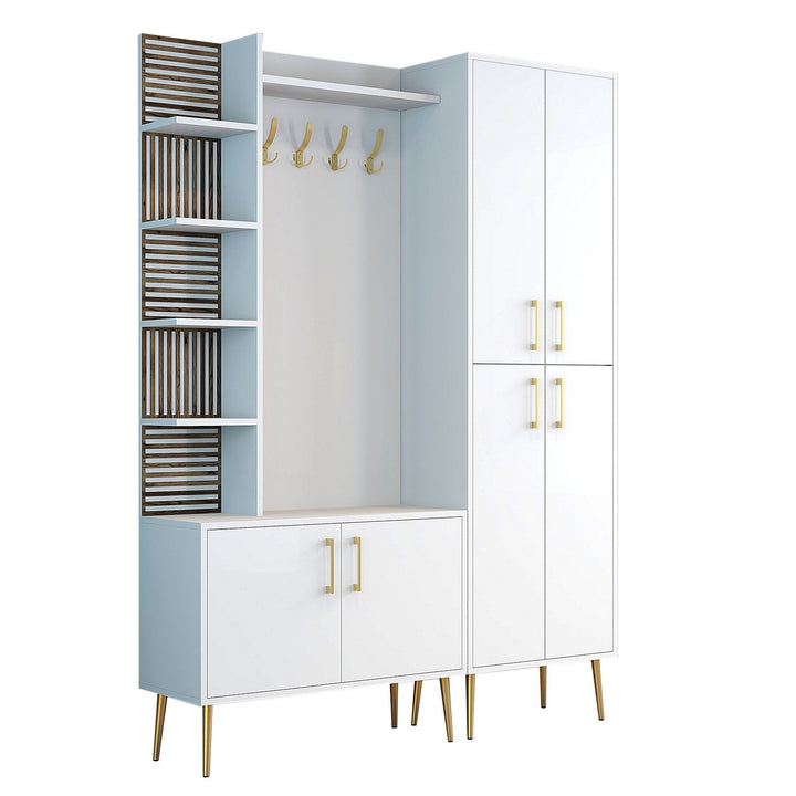 Előszobafal Viyana Da - White, Gold-VASBÚTOR