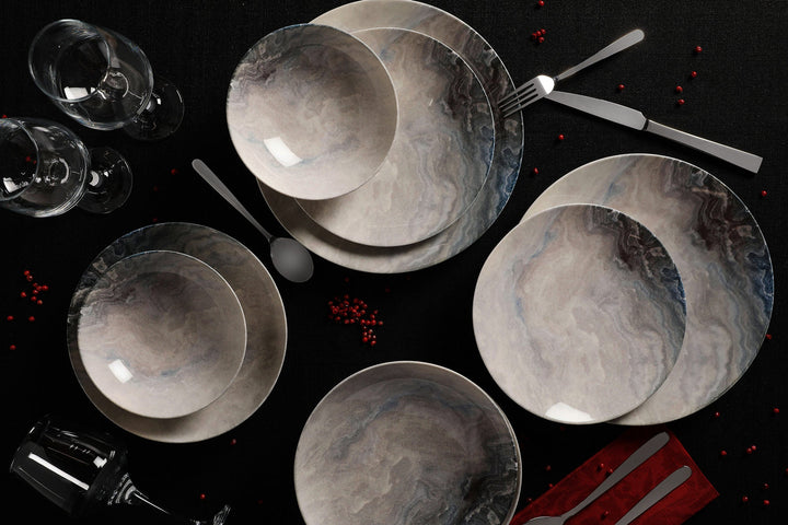 Étkészletek (24 db), 387GRP1104-VASBÚTOR