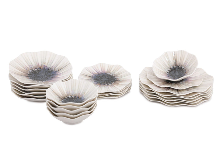 Étkészletek (24 db), 387GRP1123-VASBÚTOR