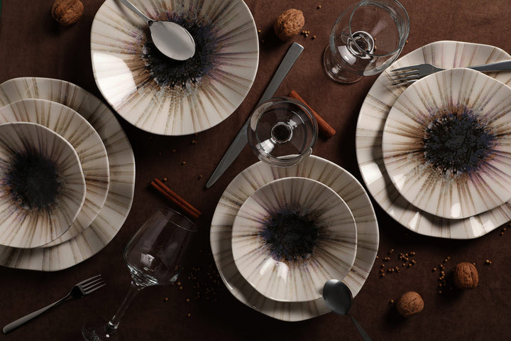 Étkészletek (24 db), 387GRP1123-VASBÚTOR