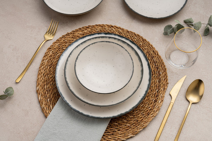 Étkészletek (24 db), 387GRP1366-VASBÚTOR