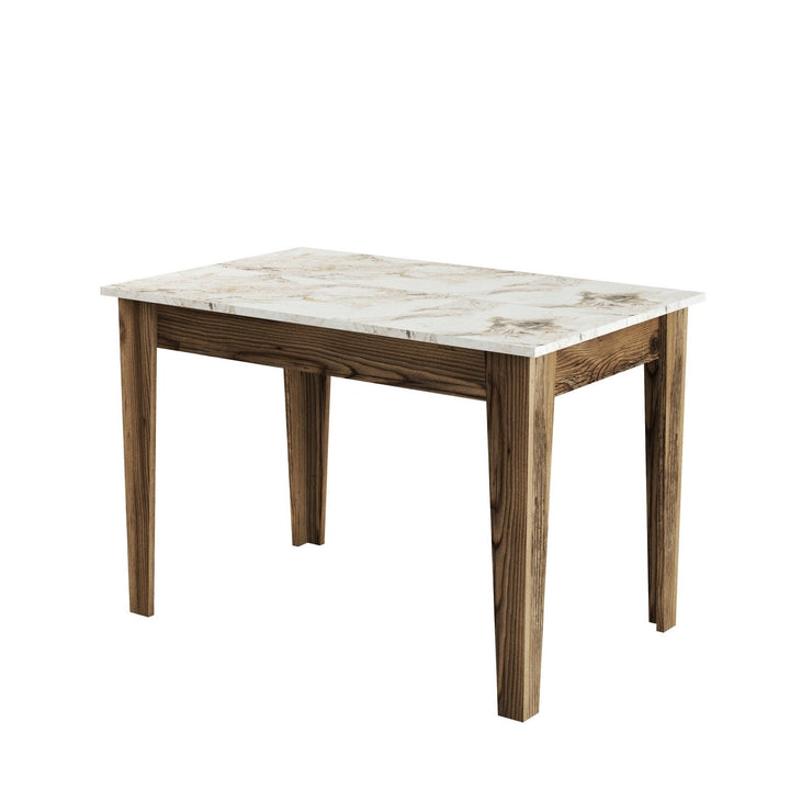 Étkező asztal Kiev 506 - Walnut, White-VASBÚTOR
