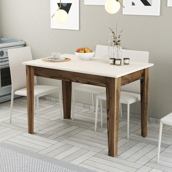 Étkező asztal Kiev 508 - Walnut, Cream-VASBÚTOR