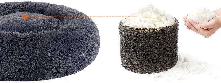 FEANDREA kutyaágy, macskaágy, sötétszürke, XL-VASBÚTOR