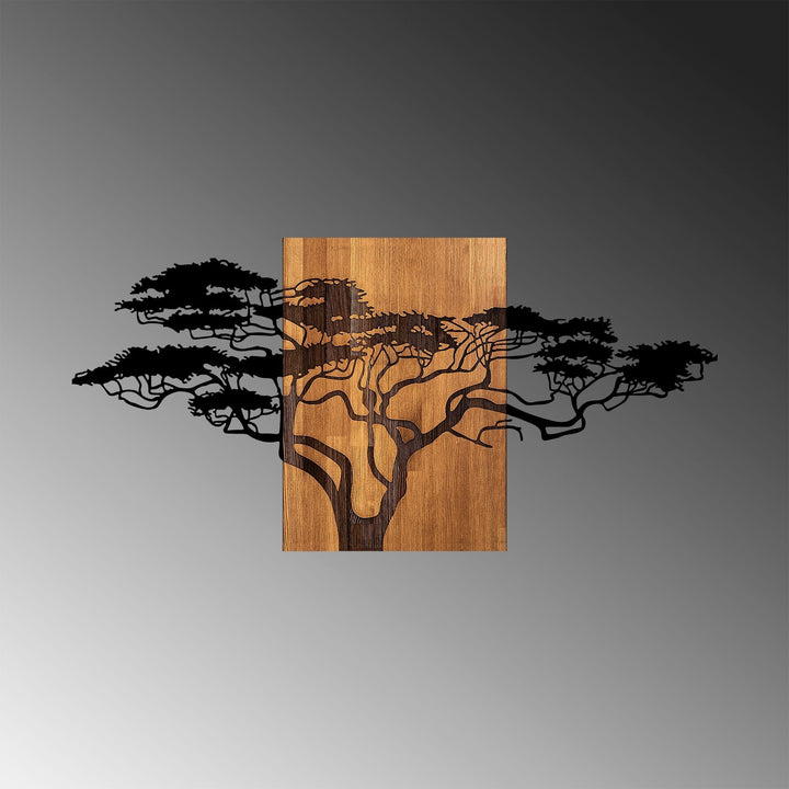 Fa fali dekoráció, Acacia Tree - 329-VASBÚTOR