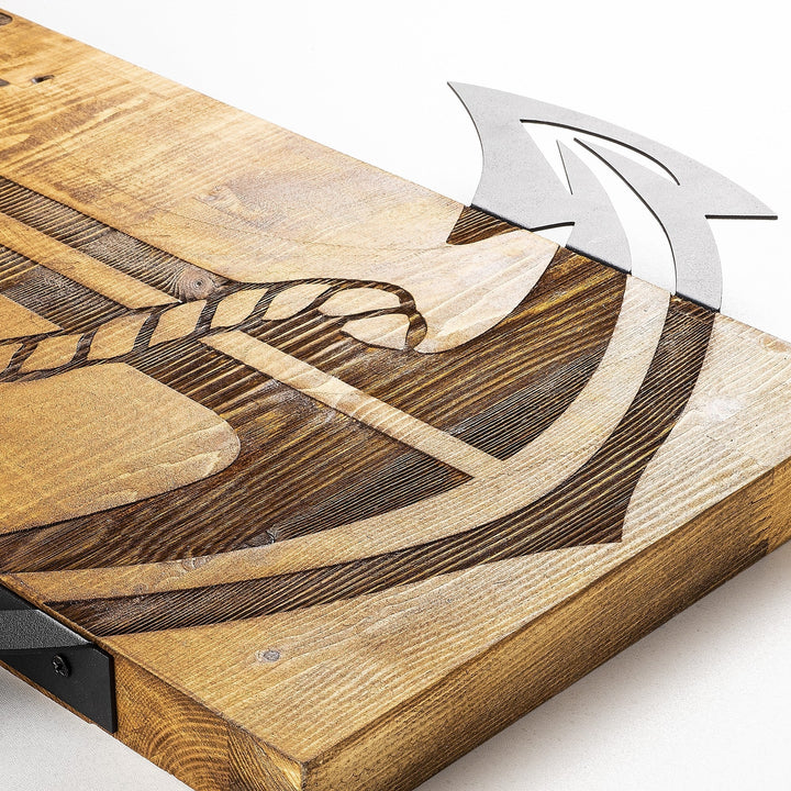 Fa fali dekoráció, Horgony-VASBÚTOR